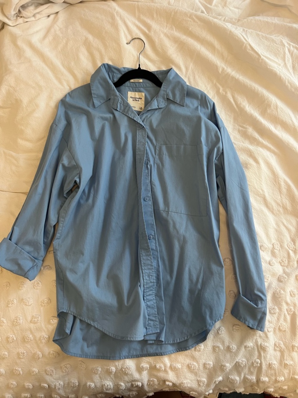 Abercrombie & Fitch Light Blue Button-Down Shirt